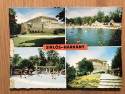 SIKLÓS - HARKÁNY  képeslap