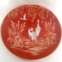 Arzberg Schumann porcelain decorative plate, hand painted, beautiful (large!)