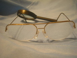 N 40 Arany 9 karátos jelzett keretben  vastag üveg  lencsés olvasó szemüveg  eladó