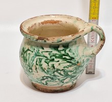 Folk ceramic glaze with white glaze (2243)
