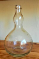 Old, beautiful liqueur bottle (broken bottom)