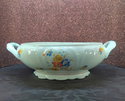 Hungarian ceramic association - granite factory - oval ceramic soup bowl