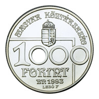 1000 Forint Labdarúgó VB USA 1993 BU  ezüst 925