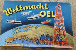 Weltmacht Oel  - régi társasjáték 1972 -es játék