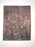 Removal of Christ from the cross, relief, plaque, embossed image, wall decoration, Jesus relief