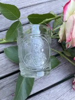Count Andrássy Gyula embossed glass commemorative glass