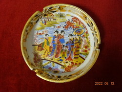 Chinese porcelain ashtray hand-painted. He has! Jókai.