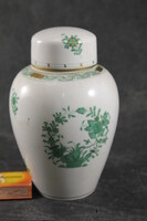 Herend Indian basket vase with lid 842