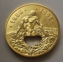 1992, Revolution 56, gilded commemorative coin, pp!