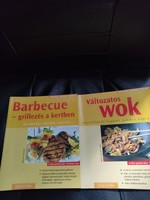 Változatos Wok- Barbecue -grillezés a kertben -a 2 együtt .