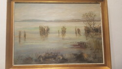 Otto Vágfalvi: reeds at Lake Balaton