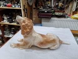 Régi porcelán kutya
