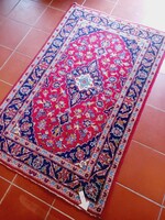 160 x 100 cm kézi csomózású Iráni Keshan szőnyeg eladó
