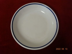 Zsolnay porcelain blue striped deep plate. He has! Jókai.