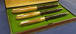 Rare collection parker 14 k. Fountain pen with golden tip