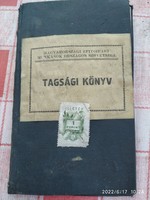Magyarországi Építő Munkások Országos Szövetsége Tagsági könyv eladó!