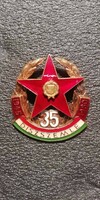 35th Annual Ornament Review Badge 1975