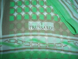 Vintage valódi silk TRUSSARDI selyemsál