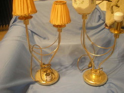 N 40 antique large working pair of lamps rarity with optional bulb for bedroom 60 cm high