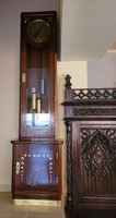 Antique 3 heavy, second-hand, restored standing clock
