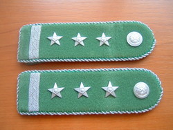 Mn Border Guard Chief Sergeant rank shoulder-plate # + zs