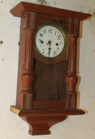 Half percussion Old German wall clock 908