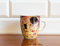 Jacobs porcelán kávéscsésze - Klimt: Csók