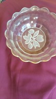 Plum in a wonderful glass bowl 25 cm