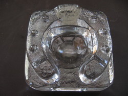 Riedel lead crystal 24% luck horseshoe leaf weight, bowl