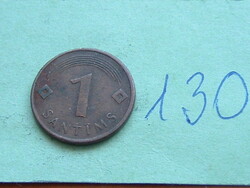 LETTORSZÁG 1 SANTIMS 1997 "The Royal Coin" Norvégia 130.