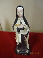 Kézzel festett Szent Teréz figura, magassága 18 cm. Vanneki! Jókai.