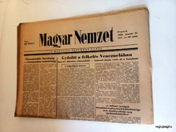 1958 January 24 / Hungarian nation / birthday !? Original newspaper! No. 22275
