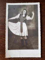 Régi női fotó 1947 vintage hölgy fénykép