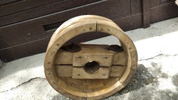 I have now discounted vintage loft design industrial large size industrial wooden wide belt wheel
