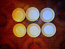 6 db Alföldi  lóhere mintás porcelán  tányér (600 Ft/db)