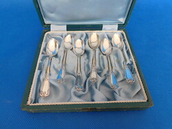 Silver 6sz coffee spoon set 71g 11cm