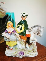 ANTIK LOVAS FIGURA HARSONÁVAL,