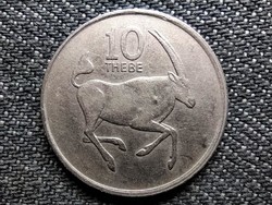 Botswana gazella 10 thebe 1977 (id48392)