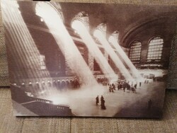 New York, központi palyaudvar, vászonra nyomott, hibátlan kép. 50x70 cm