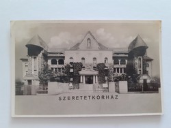 Old postcard 1942 love hospital Budapest photo postcard hospital