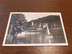 Régi képeslap 1942 Lillafüred Hámori tó a Palotaszállóval fotó levelezőlap