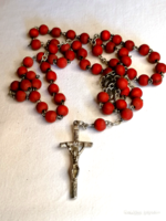 Italian sandalwood scented wooden rosary, reader, rosariuam. 138.