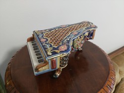 Zsolnay family sealed piano