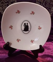 Shaded, Scenic Porcelain Plate, Serving Bowl (l2405)