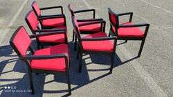 NAGY AKCIÓBAN 6 DB EGYÜTT!!! TON CORDOBA THONET JELZETT! Fotel  hajlított bükkfa karfás szék