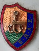 U.R.A.K: Athletic Club of Újpest-Rákospalota, for 40 years of club loyalty, 1902-1942, plaque