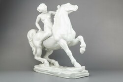 Large figure on a Herend Amazon horse # mc1192
