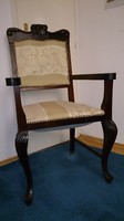 Karfás szék, fotel gyönyörű, impozáns méretben