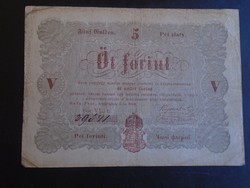 17 60    HUNGARY  5 FORINT 1848 ,     -Kossuth bankó