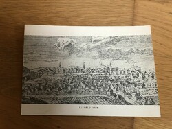 Régi Eisfeld - 1758 -as látképes képeslap